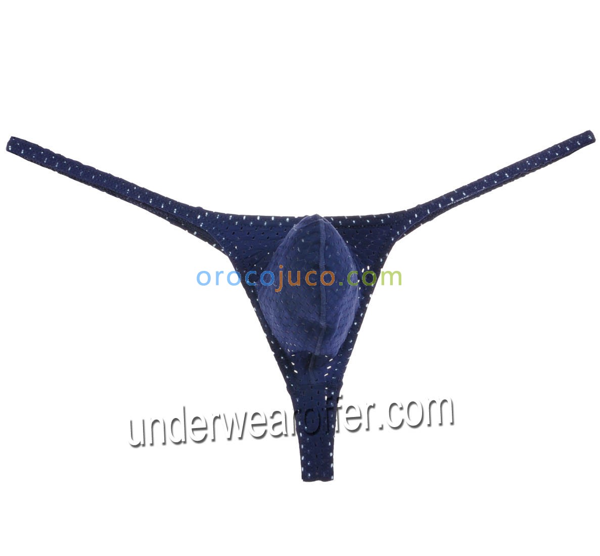 Men's Pouch Thong Enhance Bulge T-back Breath Holes Thongs Mini Bikinis Elastic Underwear Male G-String MU965
