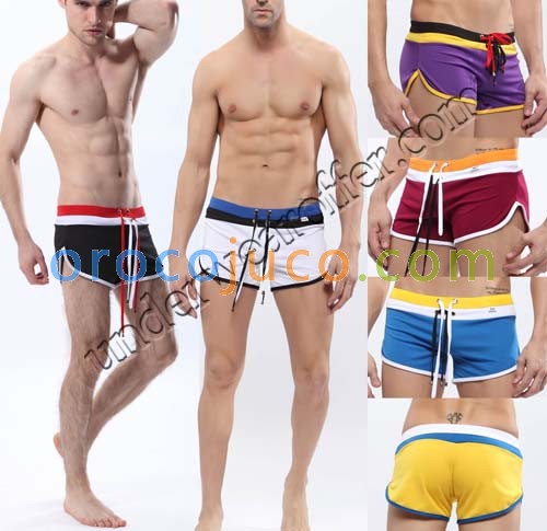 Fashion Men’s Loungewear Pants Casual Jogging Sports Trunks Soft Shorts MU1854 S M L XL Trunks