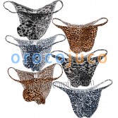 Neue Männer Leopard Posing Bikini Slip Unterwäsche Männlichen Ausbuchtung Pouch Sexy Boxer Mini Hosen MU04N