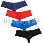 Mode Herren Skimpy Boxer Tanga Unterwäsche Male Drawnwork Flüssigkeit Stretch Badehose Shorts MU75N