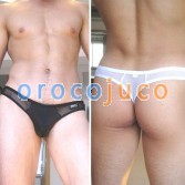 Mens Sexy durchsichtigen Unterwäsche Briefs Thong G-String MU63