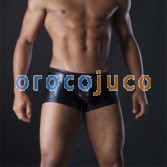 Mens sexy Kunstleder Boxershorts Hosen MU93