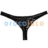 Plus Größe Männer Hohl Bikini Tanga Unterwäsche Fischnetz Tasche T-Back Hosen Löcher Mini Briefs G-String MU855