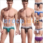 Heißer Verkauf Bambusfaser Männer Sexy Low Waist Enge Briefs Unterwäsche Größe S M L XL MU1876