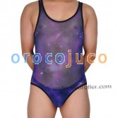 Herren Sheer Vest Bodysuit Unterwäsche Bunte Transparente Mesh Männlichen Sport Trikot MU220X