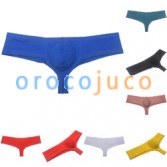 Men's Cheeky Boxer Briefs Cotton Skimpy Bulge Pouch Hipster Trunks Underwar