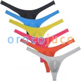 Men Modal Thongs Bikini Underwear G-string Jockstrap Guy Hipster T-back 8 Colors