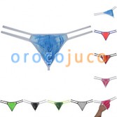 Mens Sissy Lace Bikini Thong Underwear See-through G-String Pouch Sexy Panties