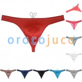 Men Shiny Thong Smooth Board Surf Elastic Swimwear T-back Underwear