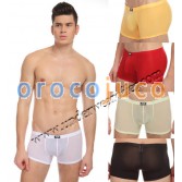 Super Smooth Men’s Thin Mini Bikinis Boxer Shorts Underwear Pouch Briefs Boxers Size M~XL 5 Colors For Choose MU1106