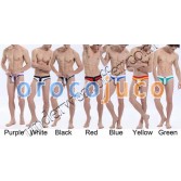 Men’S Sexy Cotton & Breath Hole Bulge Pouch Underwear Backless Brief MU1836