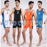 Sexy Männer Sport Fitness Bodybuilding Unterwäsche Wrestling Singlet Trikot Weste MU1934