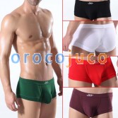 Mens Modal Low Rise U-Briefs Unterwäsche Boxer Brief mit Ausbeulung Beutel MU305 M L XL