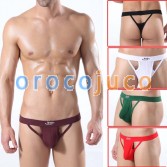 Mens Modal Sexy U-Briefs Unterwäsche Tanga mit Beutel T-Back MU308 M L XL