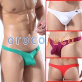 U-Briefs Sexy Herren Low Rise T-Rücken Unterwäsche Slip mit Atemloch MU318 M L XL