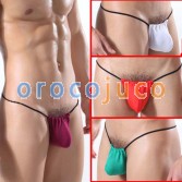 U-Briefs Sexy Herren T-Back Unterwäsche Briefs mit Atemloch Polyester MU319 M L XL