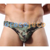 Sexy U-Brief Camouflage Men’s Bulge Pouch T-Back Underwear Thong Bikini MU331 M L XL