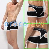 NEUE Männer sexy Modell Unterwäsche Aushöhlen Boxershorts MU511 L XL XXL