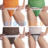 Men’s see-through Underwear Briefs Size Big Mesh M L XL MU883