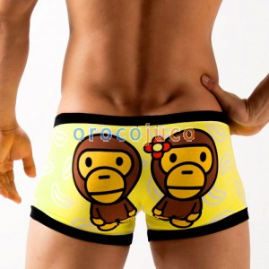 Cartoon Monkey Herrenunterwäsche Boxershorts KT10