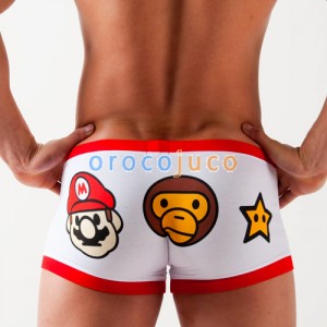 Cartoon Mario Herren Unterwäsche Boxershorts 3 Größe KT24