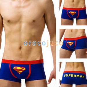 Herrenunterwäsche Superman Boxer Größe M L Blau KT99