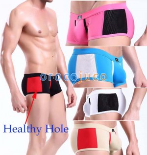 Sexy Männer Gesundes Loch Unterwäsche Boxershorts MU140