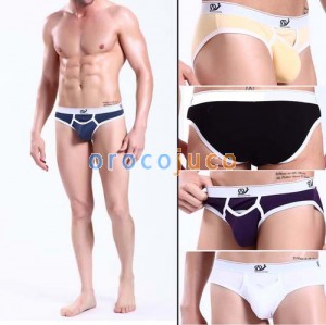 Sexy Herren Unterwäsche Shorts Briefs mit Penis Loch MU145