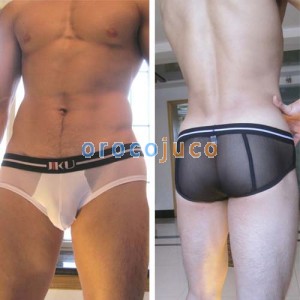 Sexy Herren Durchsichtige Unterwäsche Slip Shorts MU65