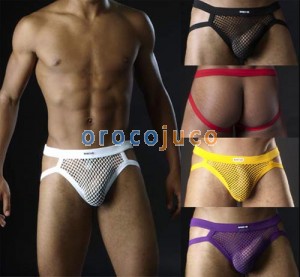Sexy Mesh Herren Unterwäsche Shorts Briefs Jockstrap MU74