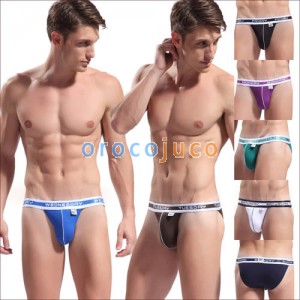 Bambusfaser Herren Sexy Low Waist Tight Thongs Unterwäsche Größe S M L XL 7 Farbe MU1877