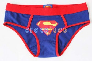 Neue Frauen Mädchen Unterwäsche Superman Shorts Blue KT27