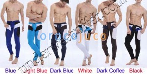 Super Smooth Men’s Sexy Splice Lingerie Thermal Pants Underwear Long Johns Legging Trousers MU1825