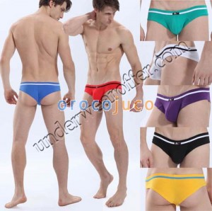 95% Baumwolle Männer Sexy Mini Boxer Brief Unterwäsche Bequeme Ausbuchtung Tasche Bikini Boxers MU1831