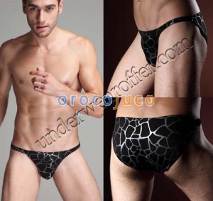 Neue wilde Männer sexy Oberschenkel hohe Split Briefs Moire Unterwäsche Leopard Boxershorts 5 Größen verfügbar MU1914