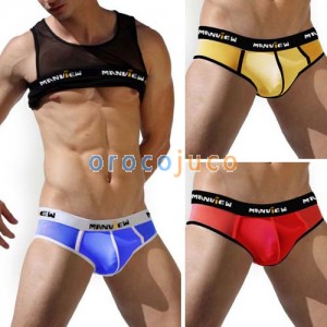 Sexy Men’s See-through Underwear Shorts Briefs MU252 