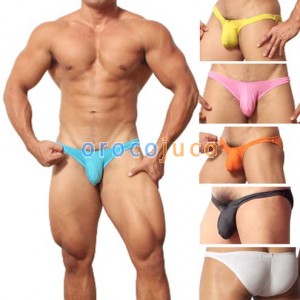 Cotton Sexy Herren Unterwäsche Shorts Briefs Whith Penis Beutel MU303