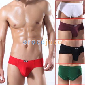 Low Rise Herren Modal Sexy U-Briefs Unterwäsche Briefs Shorts mit Ausbuchtung Beutel MU306 M L XL
