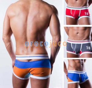 U-Briefs Sexy Herren Baumwolle Unterwäsche Boxer kurze Shorts MU801 S M L