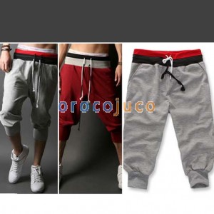 Korean Men’s Jogging Jogger Casual Cropped Shorts 5 Size MU876