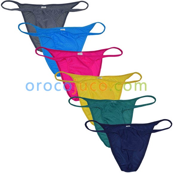 Men's Shiny Dots Mini Briefs Pouch Bikini Underwear Posing Short Pants