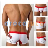 Sous-vêtement rouge Kitty pour homme Cartoon KT102