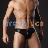 Pantalon Homme en Faux Cuir Shorts Pantalon MU92