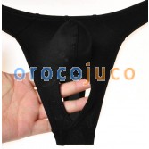 Bottes pour hommes Hot Thong Nuts Out Sous-vêtements Pochette modale T-Back Modal Trunks Taille M L XL Offre 5 couleurs disponibles MU415
