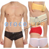 Sexy Men’s Super Smooth & Thin Boxer Briefs Underwear Pouch Mini Bikini Boxer Briefs Size M~XL 5 Colors For Choose MU1111