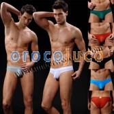 Sexy Men's Breath Holes Mini Slip Bottoms String Underwear Soft Bulge Poche Bikinis Briefs Taille S M L XL 7 Couleurs Offre MU1882