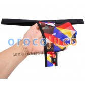 Sexy Hommes Bikini Corps T-Back Sous-Vêtements Bulge Poche Élastique Doux Micro Thong Pantalon MU256X