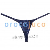 Men's Pouch Thong Rehausser Bulge T-back Breath Holes Thongs Mini Bikinis Sous-vêtement Élastique Mâle String MU965