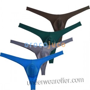 Mode Hommes Brillant Classique Fit Bulge Poche Thong Underwear Bikini Pantalon G-String Tangas Taille M L XL MU704 / 714