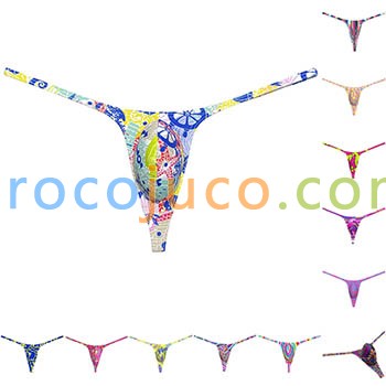 Men's Contour Bikini Thong Pouch String Bodybuilding Physique Posing Tanga Underwear